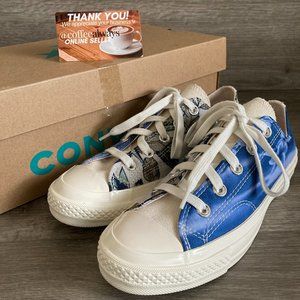 Converse Chuck Low 70 Ox Recycled Hawaiian Shirt Floral Shoes Size 6 Women's NWB